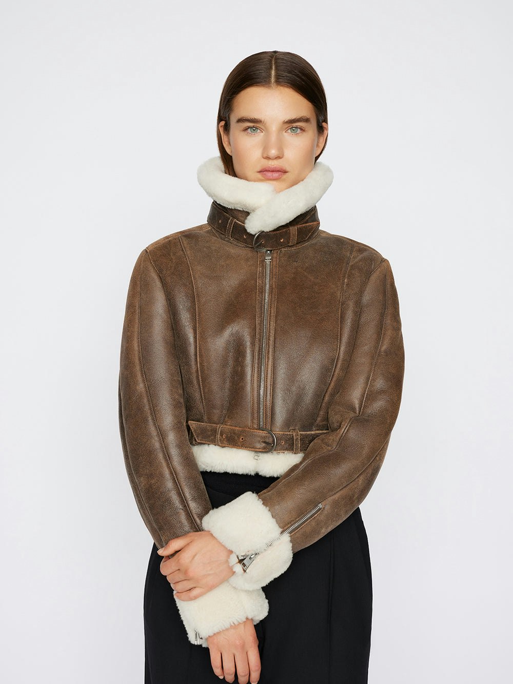 jacket zipped up view